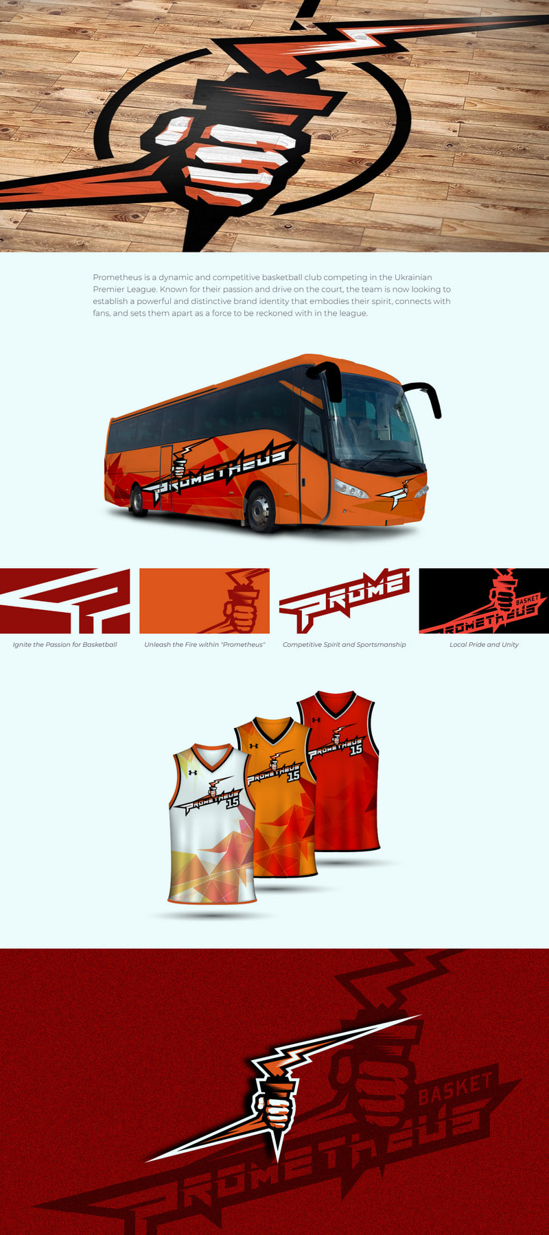 Prometheus - identità di club di basket